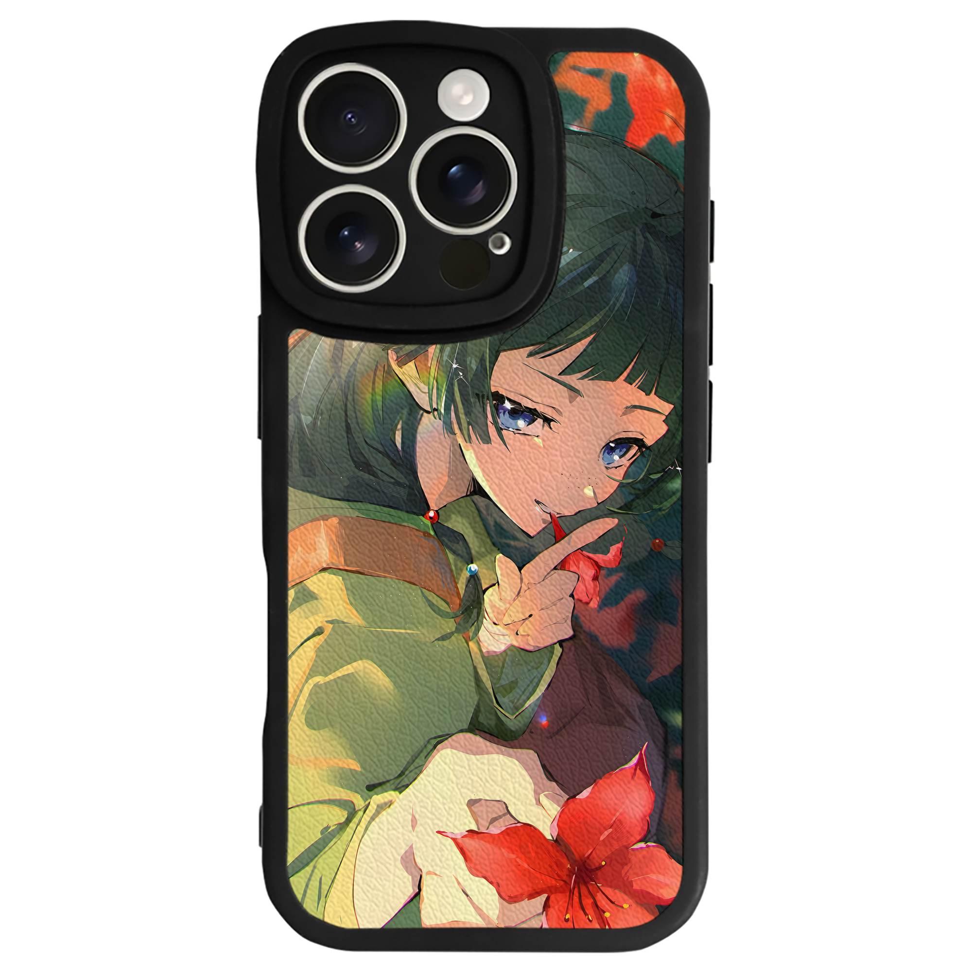 （画像用） 薬屋のひとりごと The Apothecary Diaries 【iPhone 16シリーズ対応】シリコンスマホケース（レザー調） 材質：シリコン